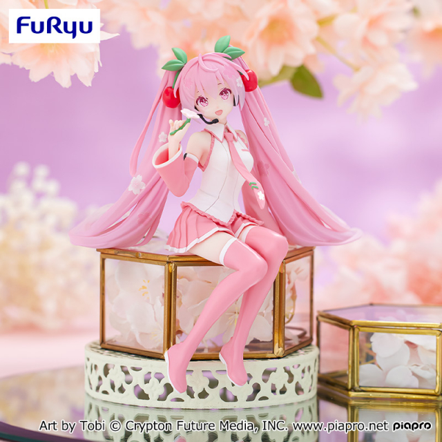 情報】FuRyu《初音未來》櫻初音2024 杯麵蓋景品模型，預計二月第