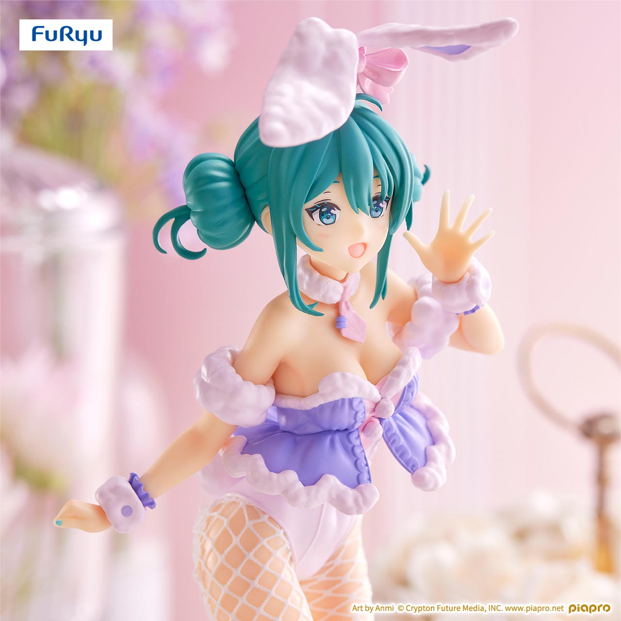 BiCute Bunnies Figure ー白うさぎ ラベンダーver.ー